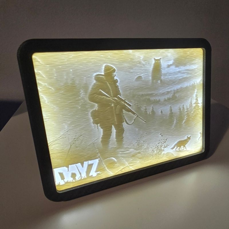 Lithophane Picture Frame by DT3D_PRINT | Download free STL model ...