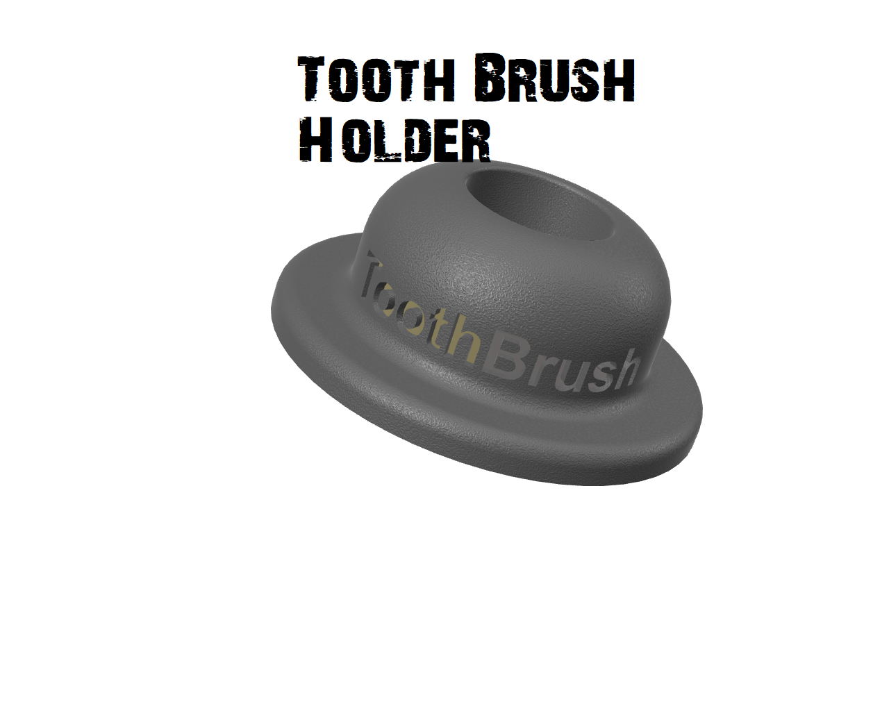 Zahnbürstenhalter <> Toothbrush Holder <<< FAST PRINT