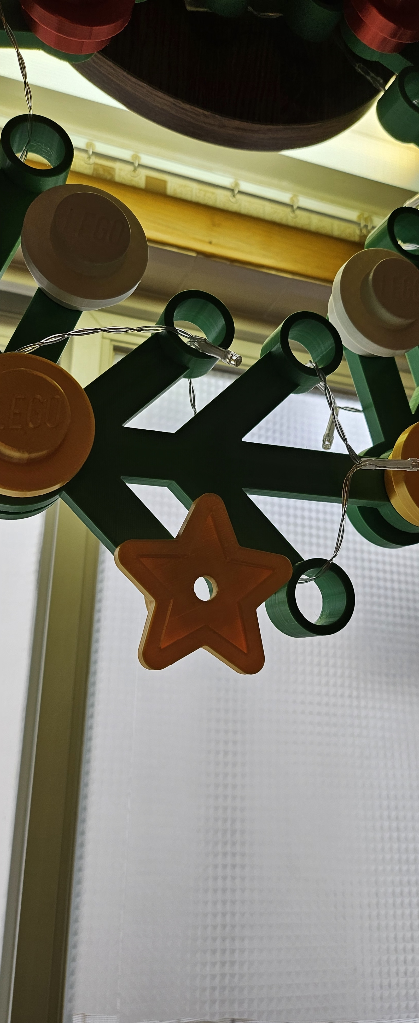 Lego Wreath Star 3D model thumbnail