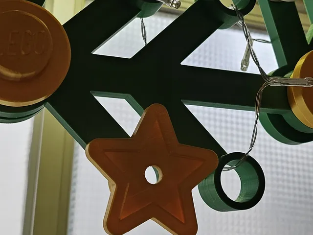 Lego Wreath Star
