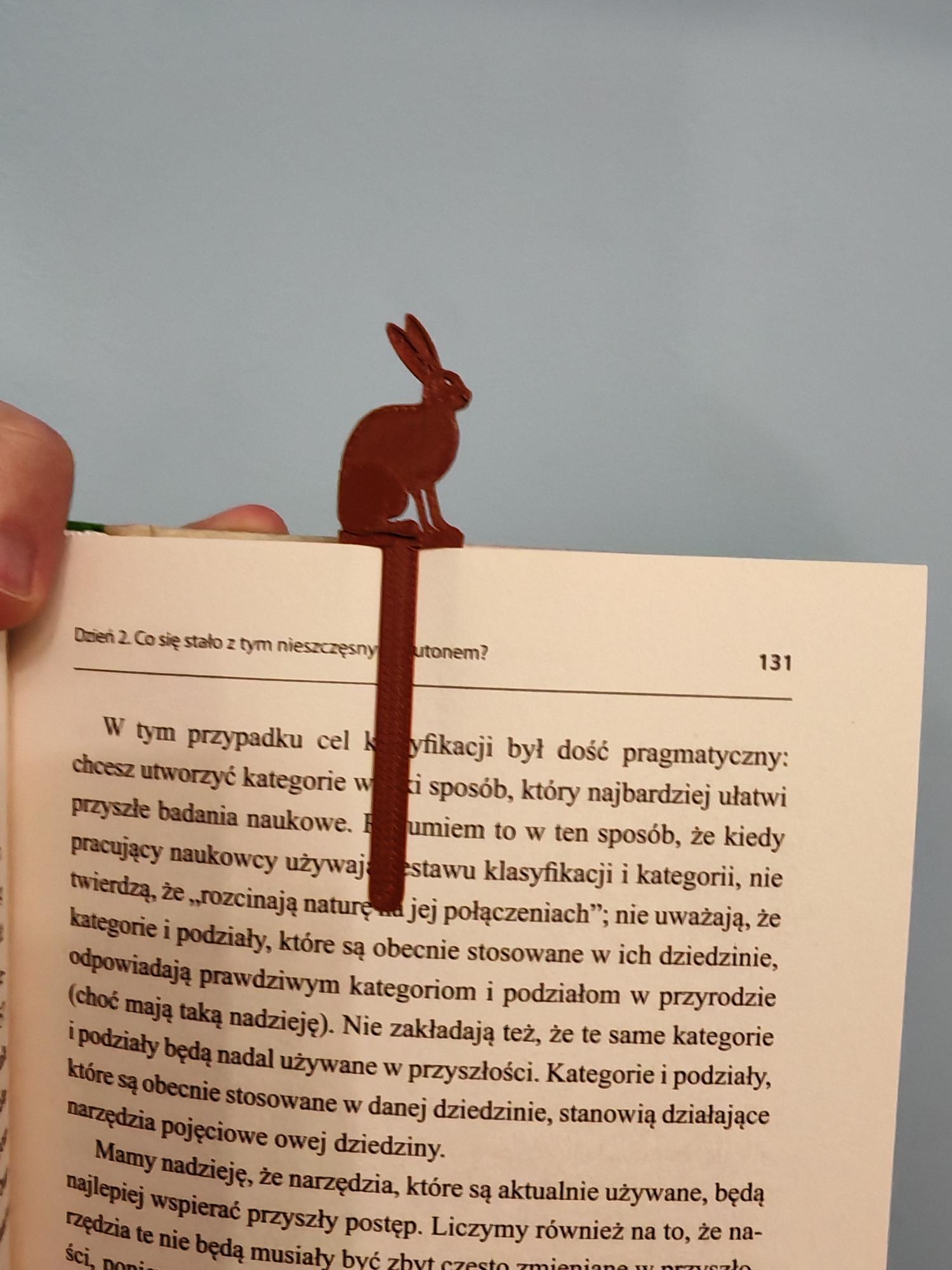 Miniatura 2 do modelo 3D Hare bookmark