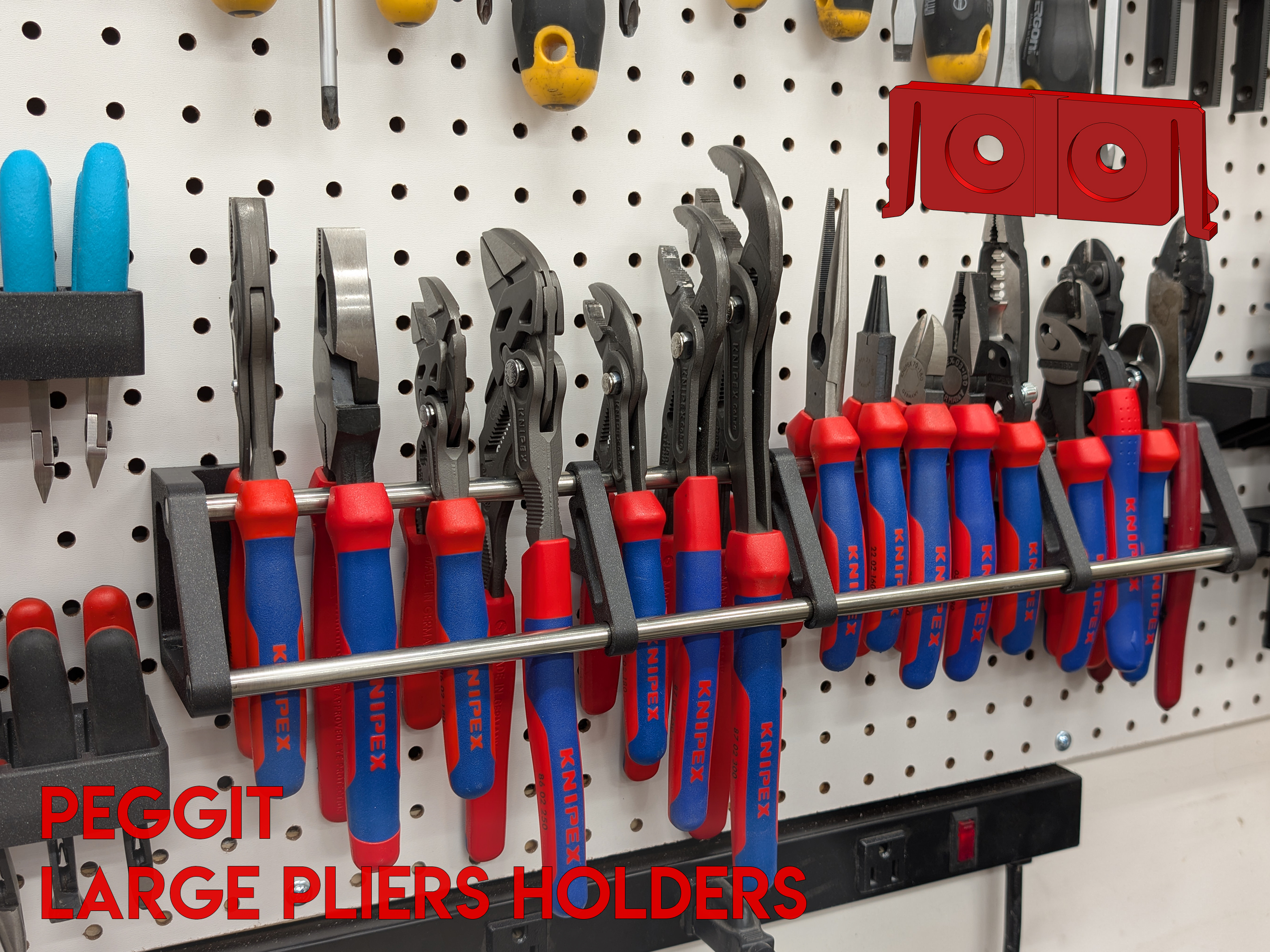 Peggit - Large Pliers Holder