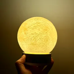Europa (140mm) for Solar System Lithophane collection
