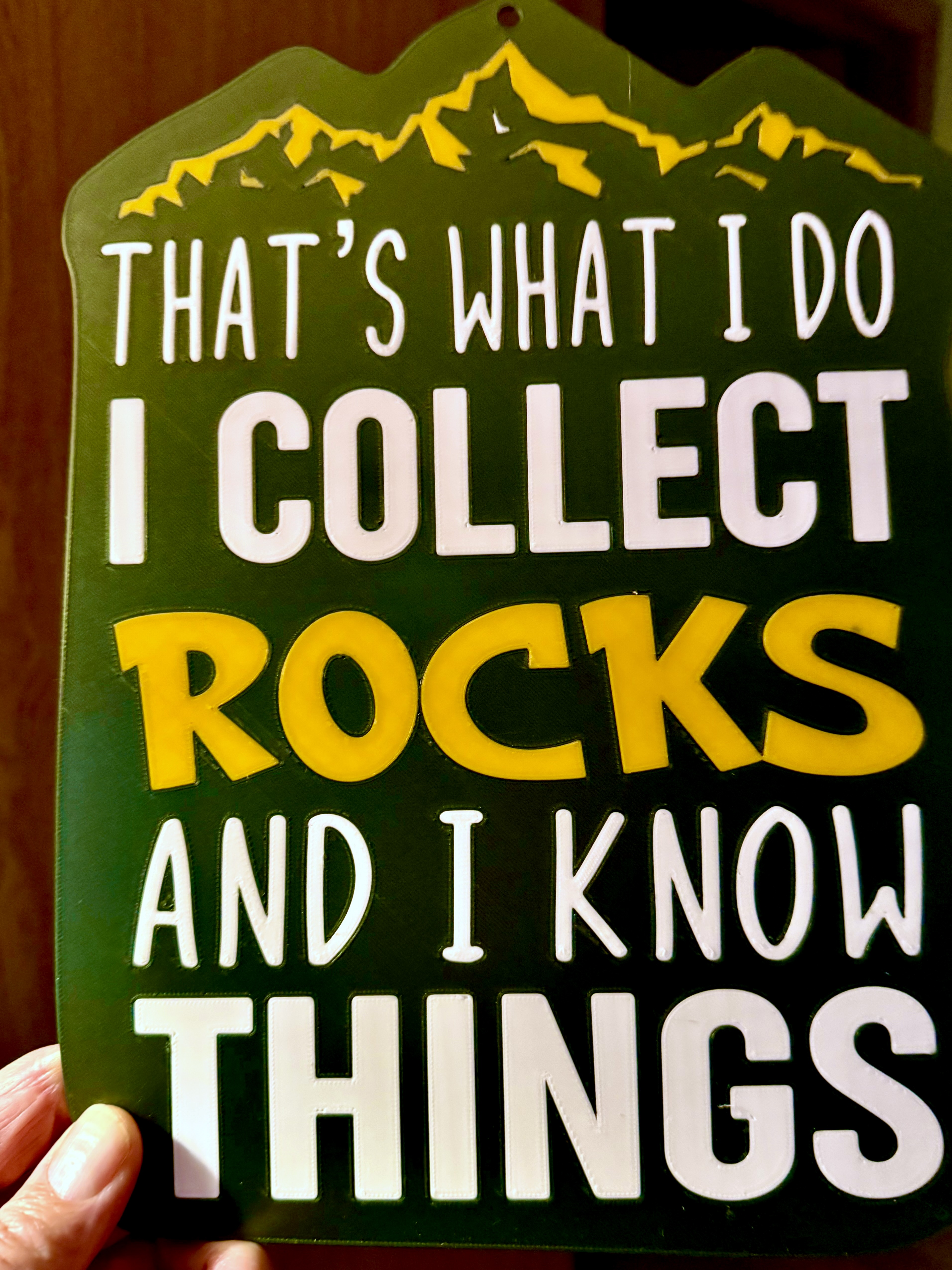 Geologist or Rock Hound Gift, I Collect Rocks