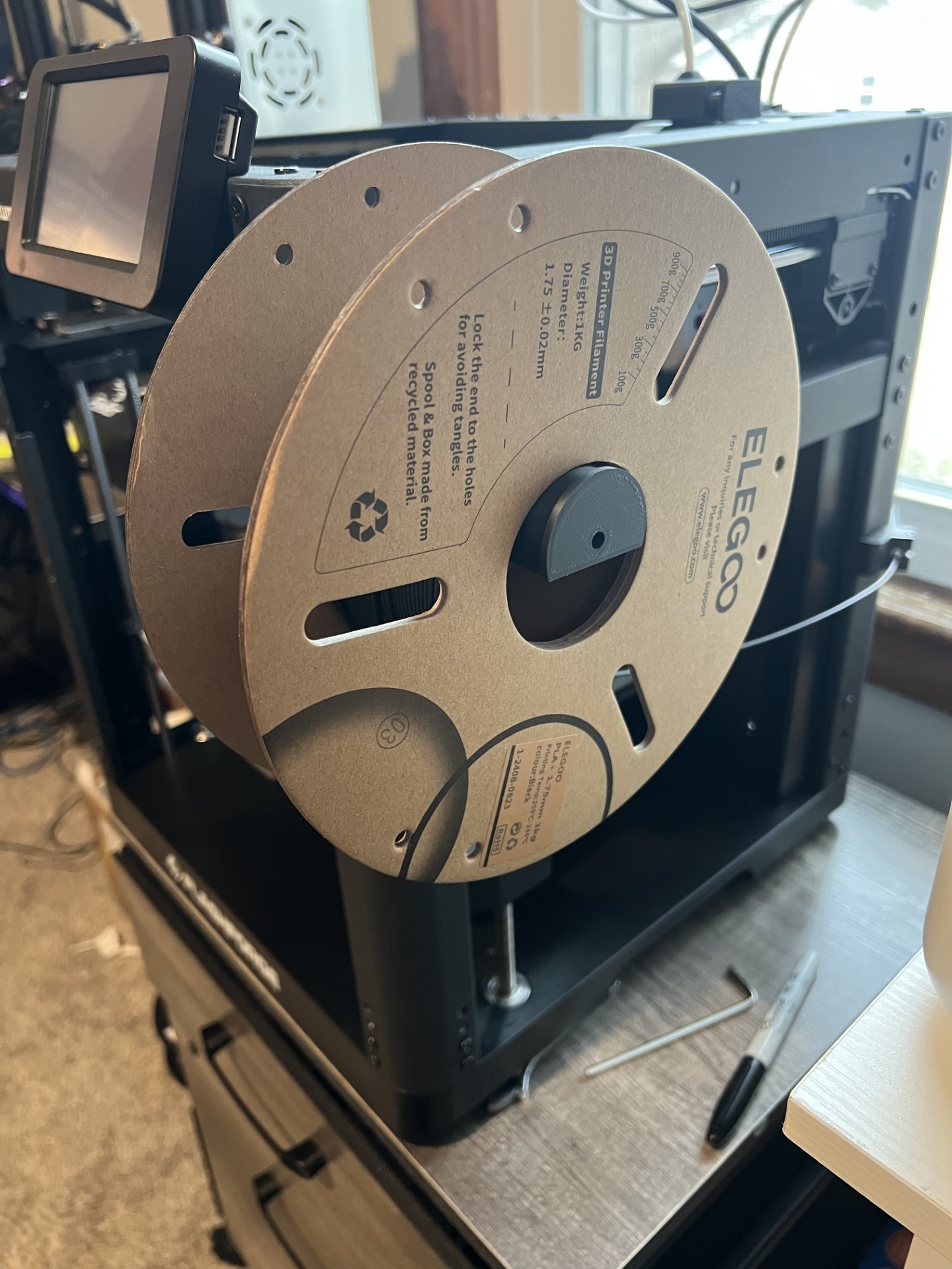Flashforge Spool Holder by Red Neck10193 | Download free STL model ...