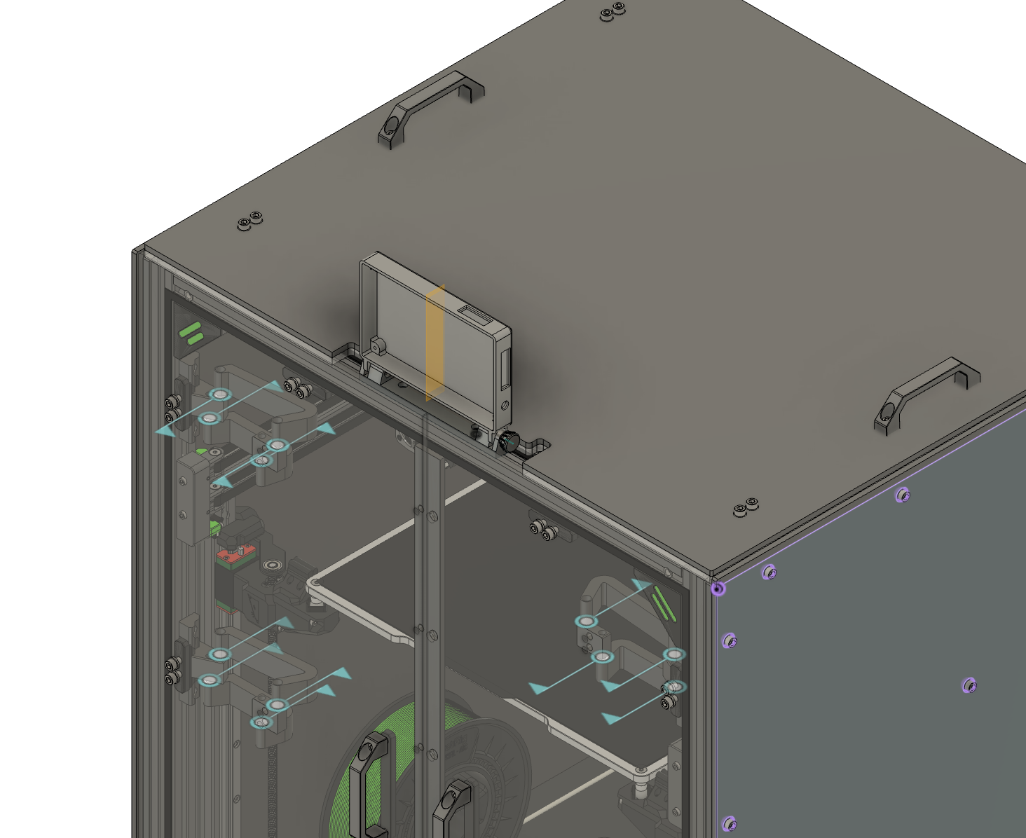 BTT HDMI 7 Tilting Case Vcore 3030