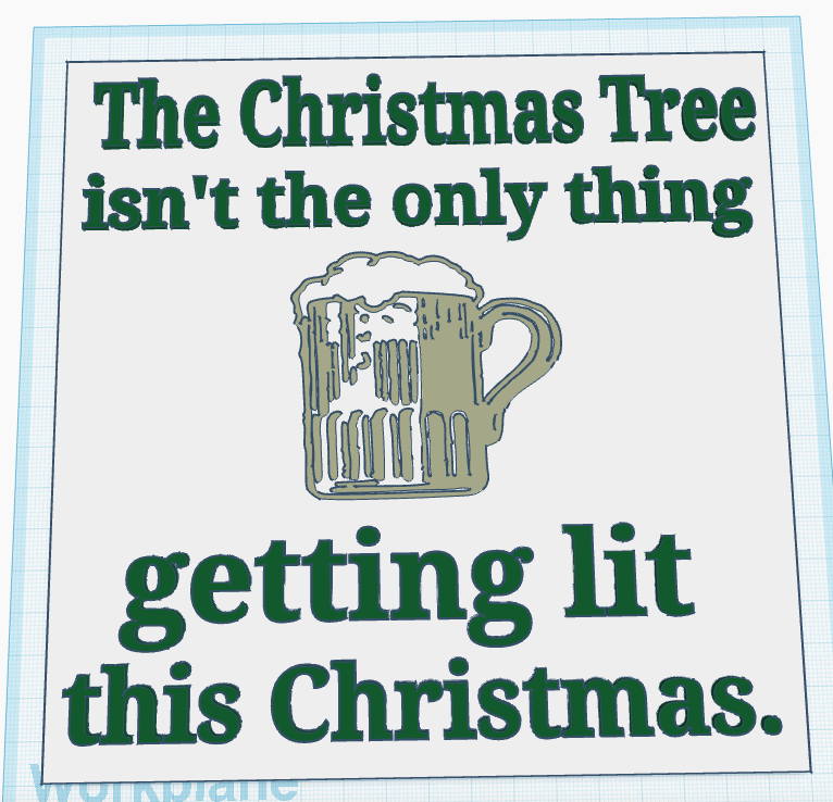 Christmas Tree Sign