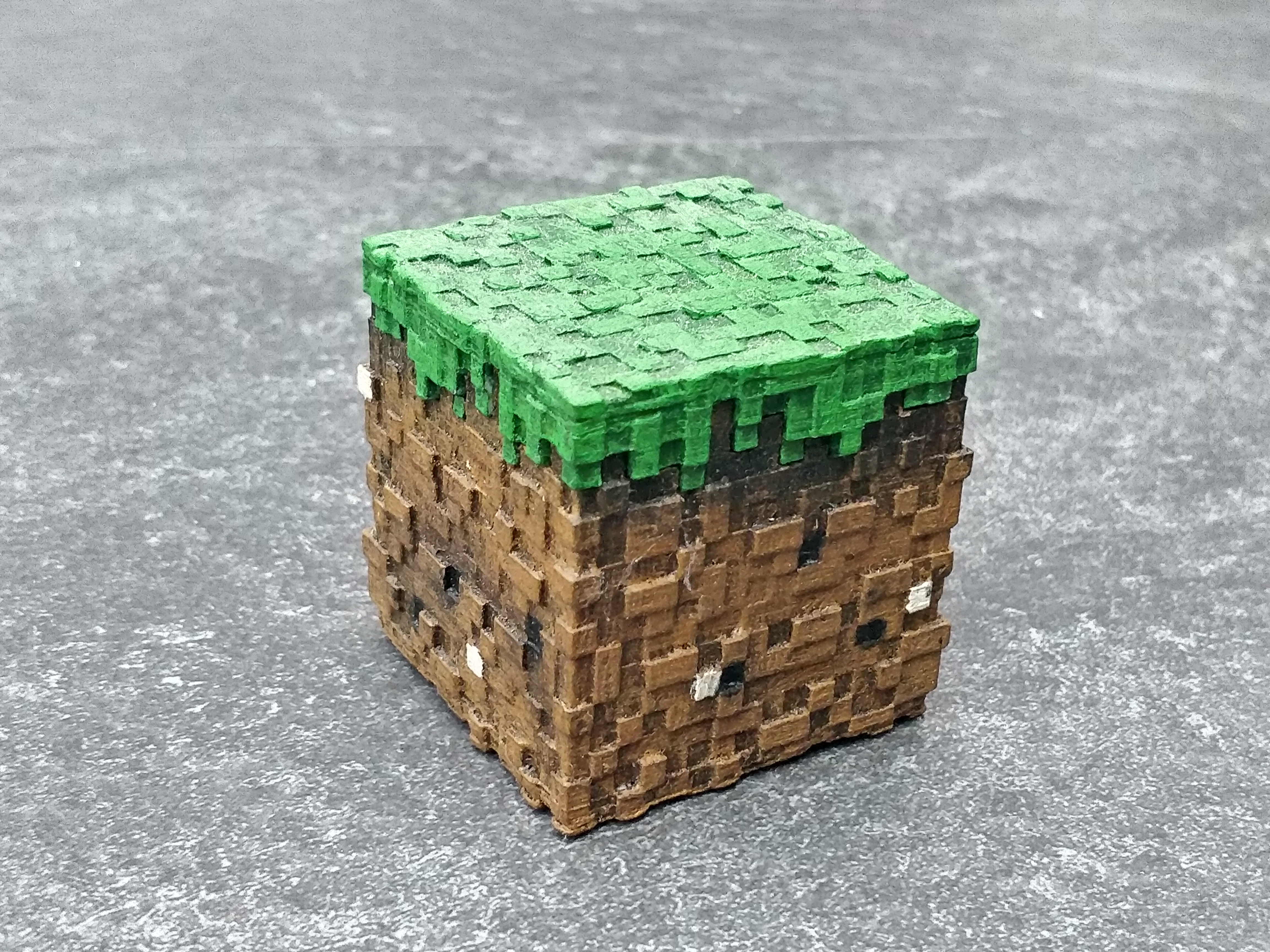 Minecraft Grass Block Gift Box