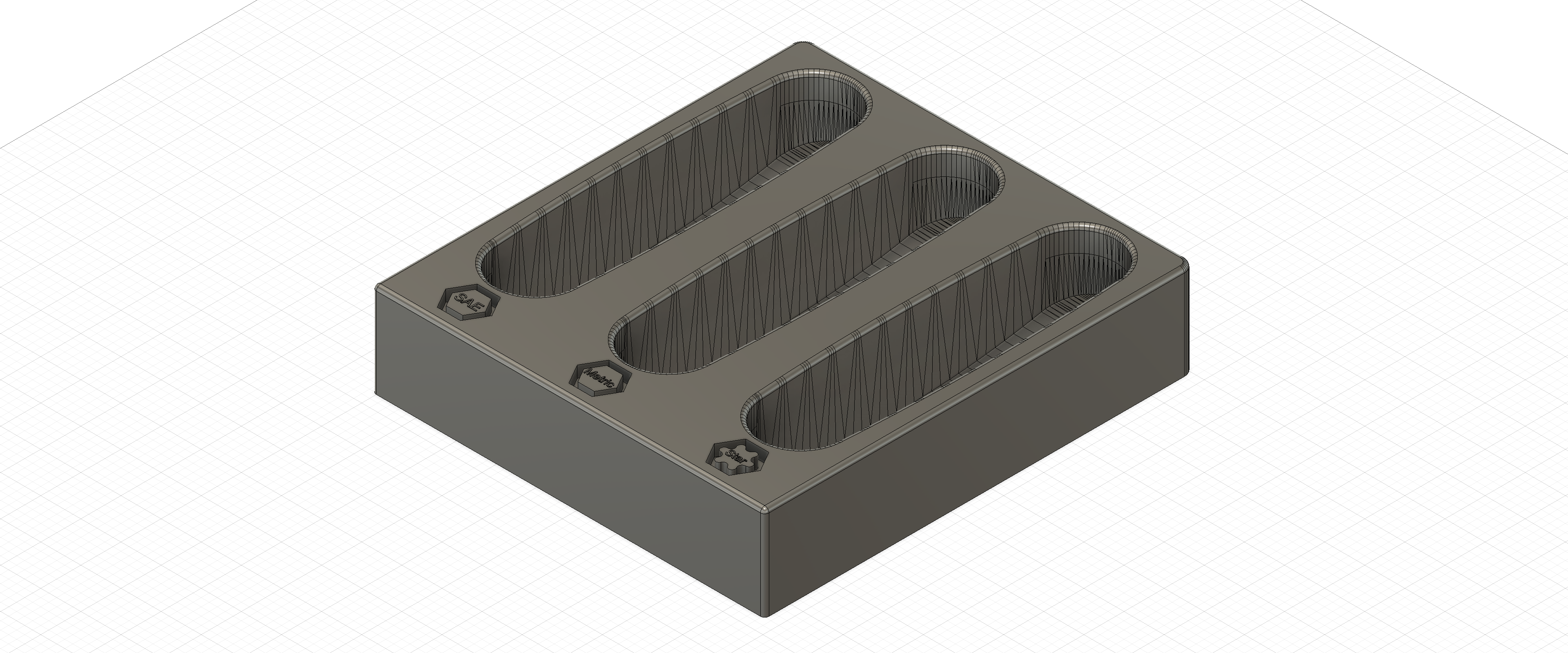Harbor Freight Hexkey Holder (3) (Skadis)