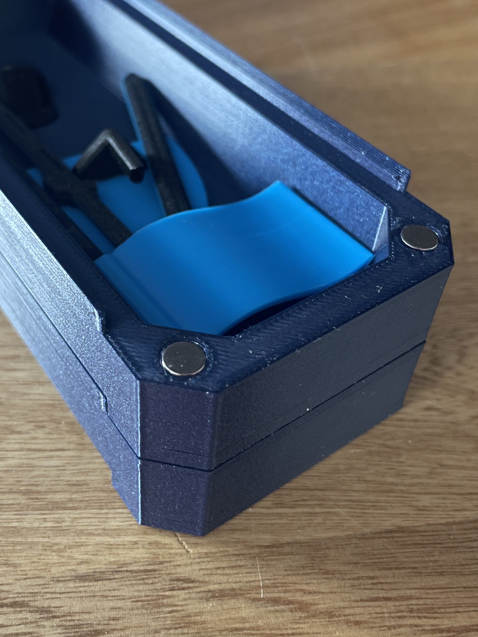 Miniatura 4 do modelo 3D Dummy 13 Magnetic Stackable Storage Box (STEP files added)