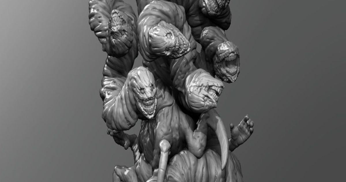 Adult False Hydra by Schlossbauer | Download free STL model