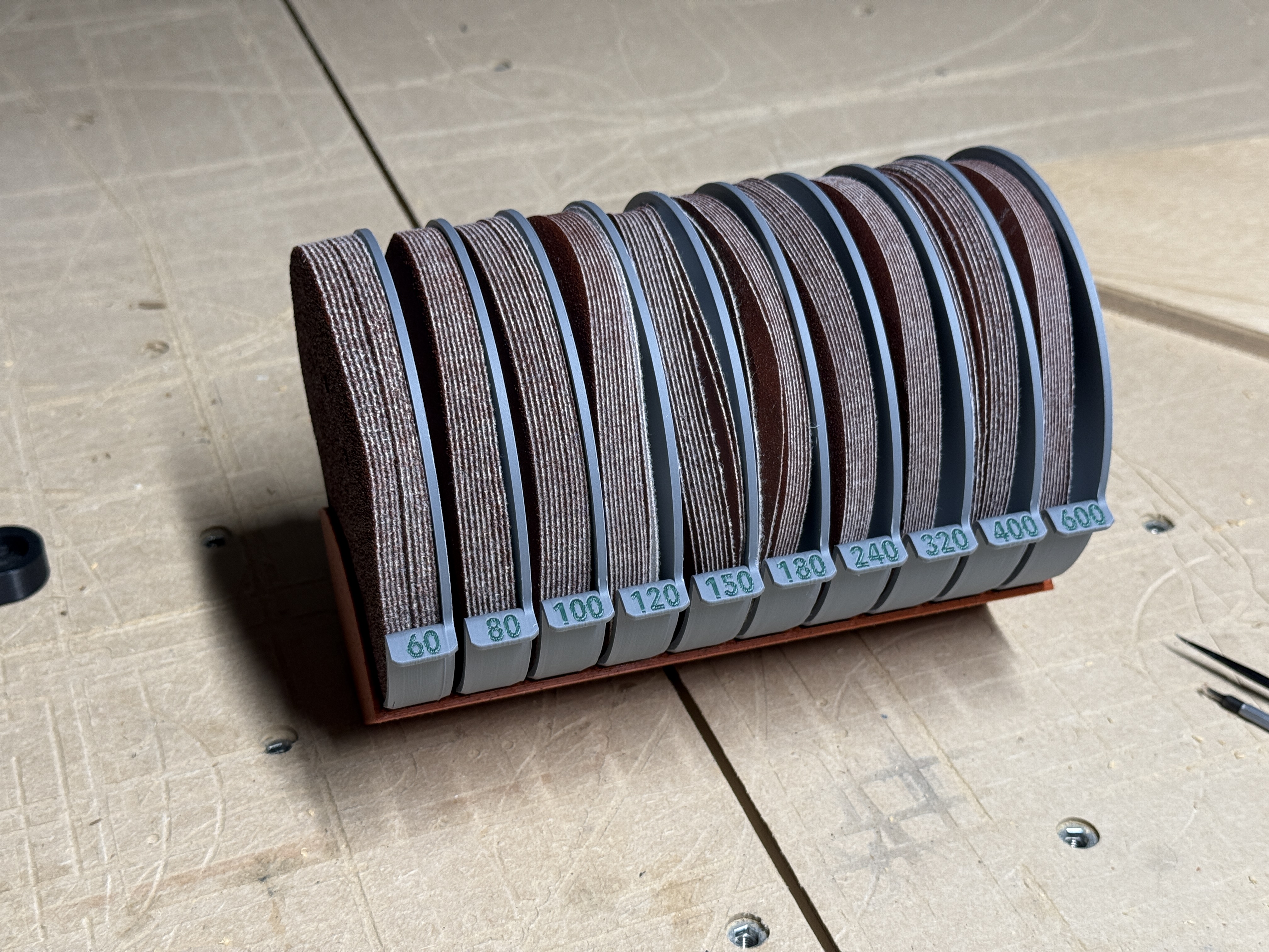 125mm Sandpaper Storage version 2