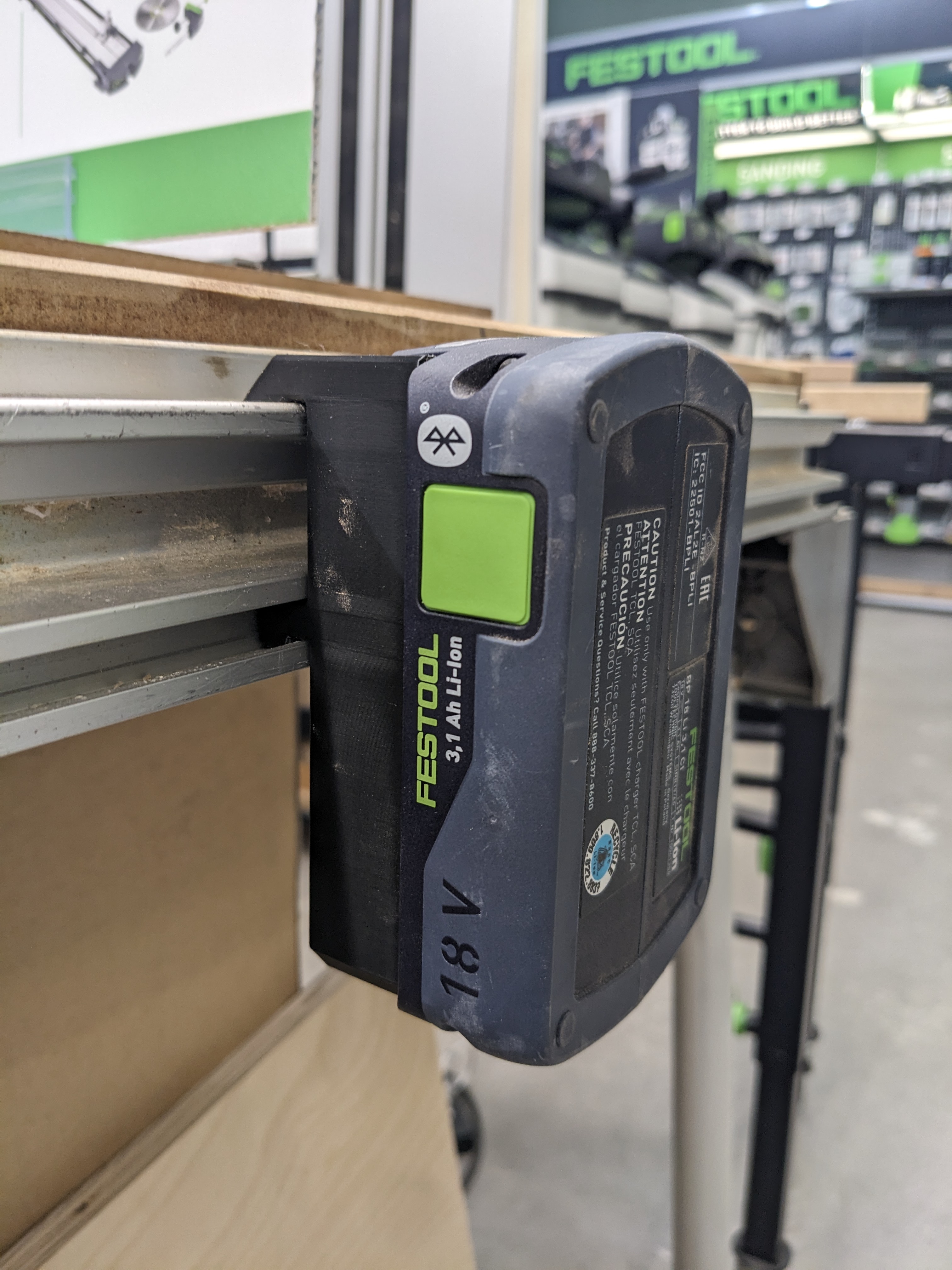 Battery holder 18V For Festool Multifunction Table MFT 3
