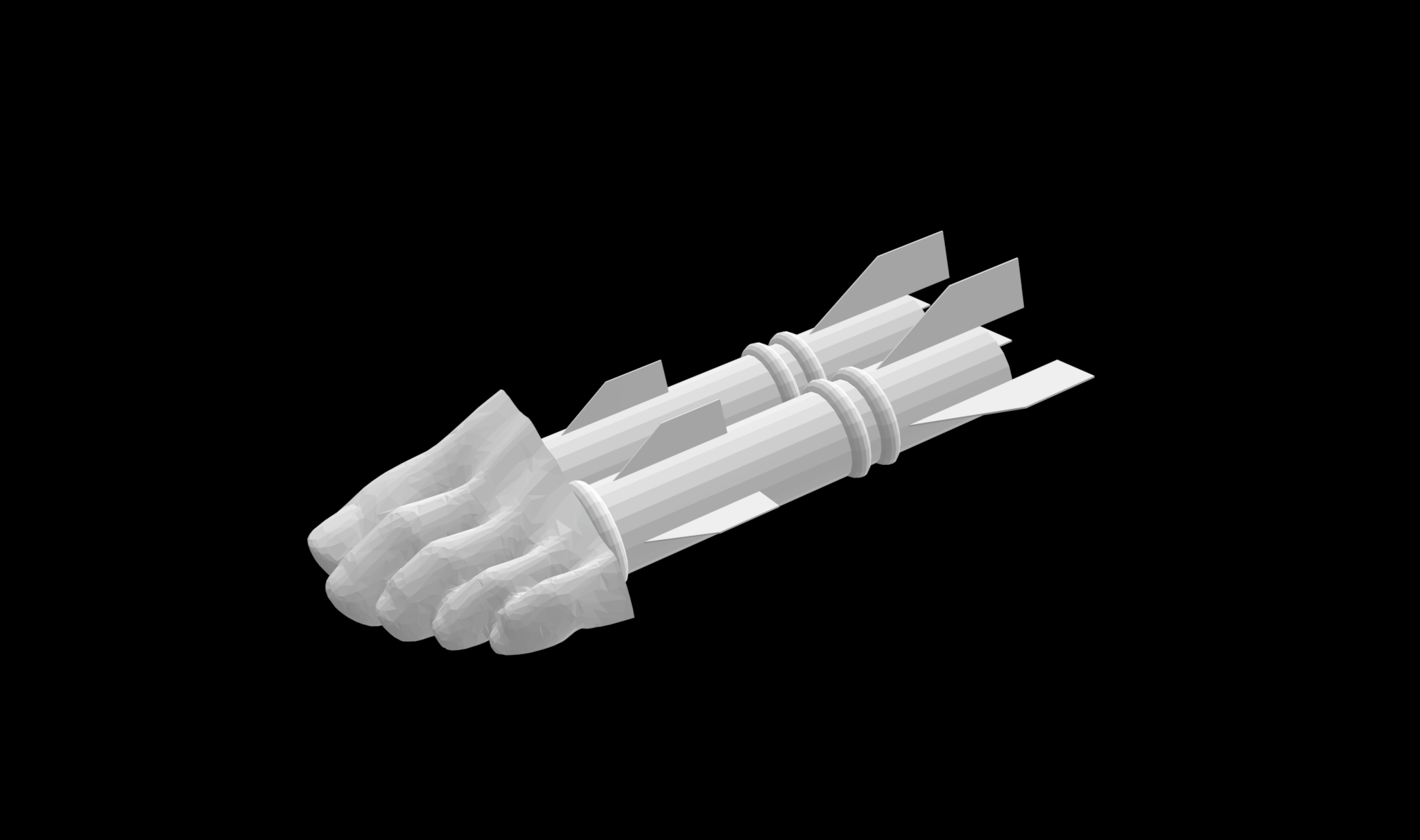 Miniatura 2 do modelo 3D Missile Toe