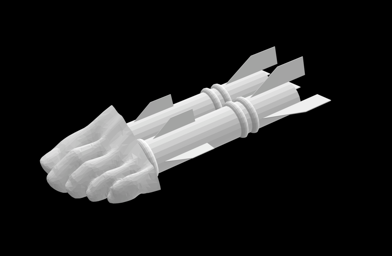 Miniatura 4 do modelo 3D Missile Toe