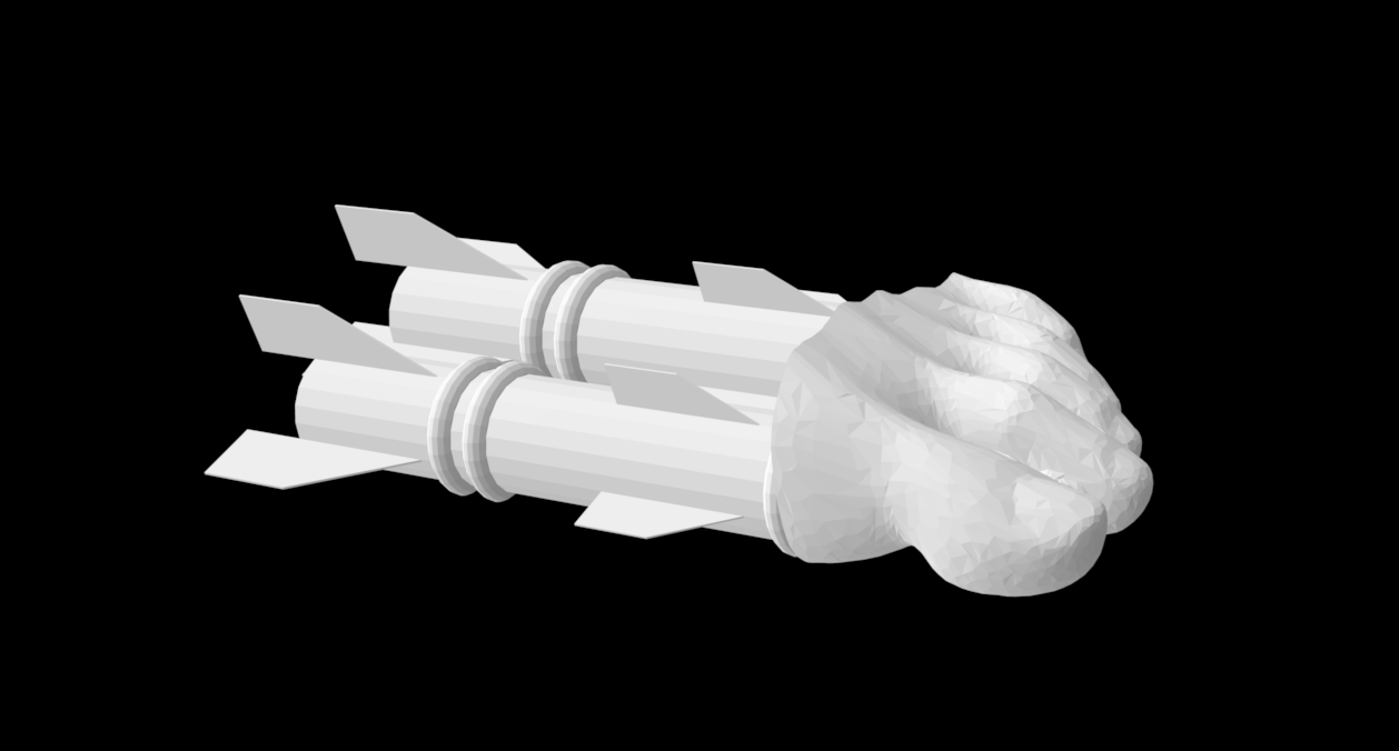 Miniatura 5 do modelo 3D Missile Toe