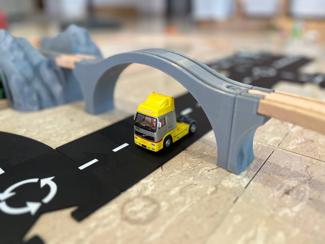 Wooden train tracks ramps & bridges (IKEA & BRIO compatible) by EFoo ...