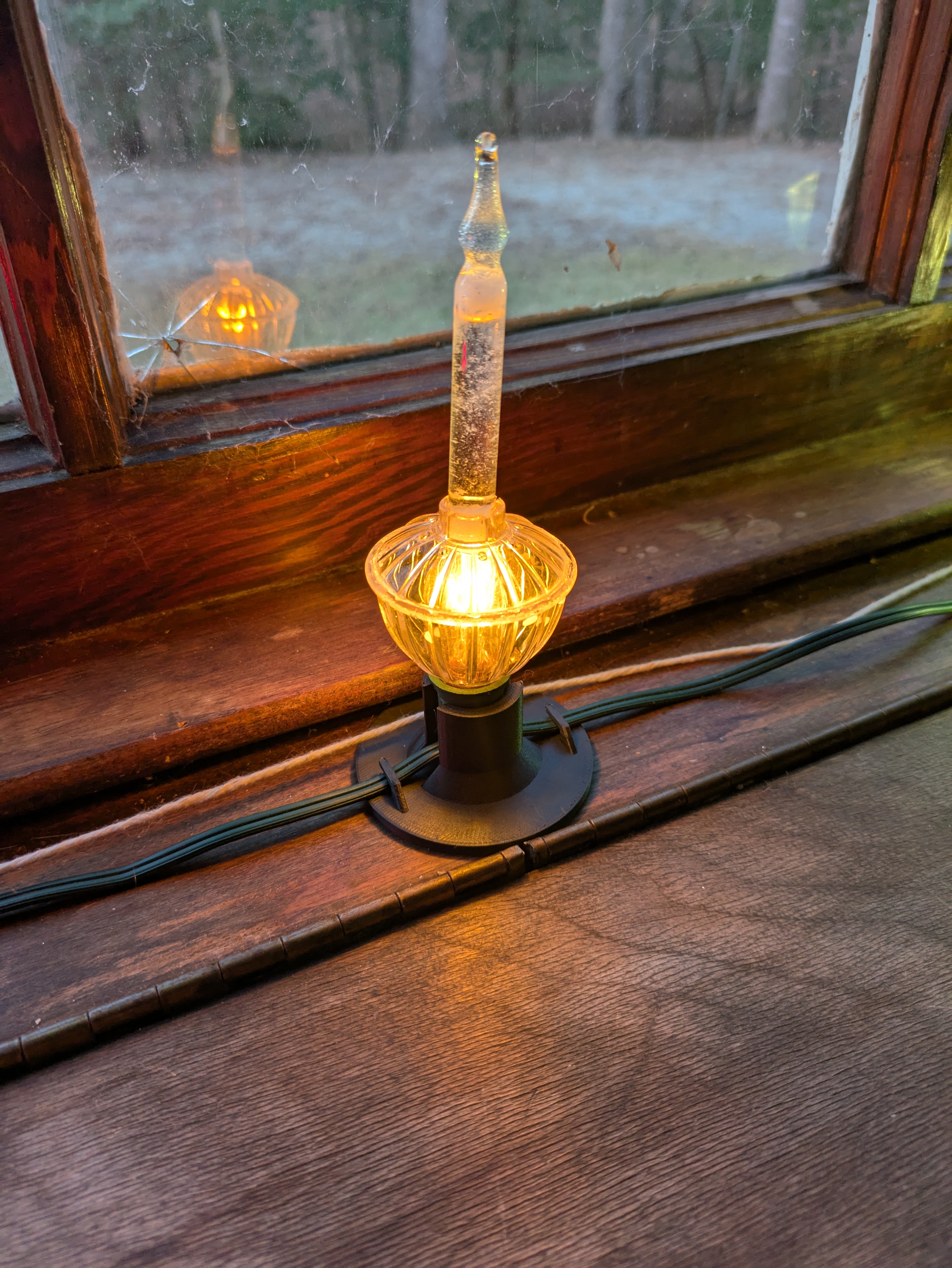 Christmas Bubble Light Standalone Base