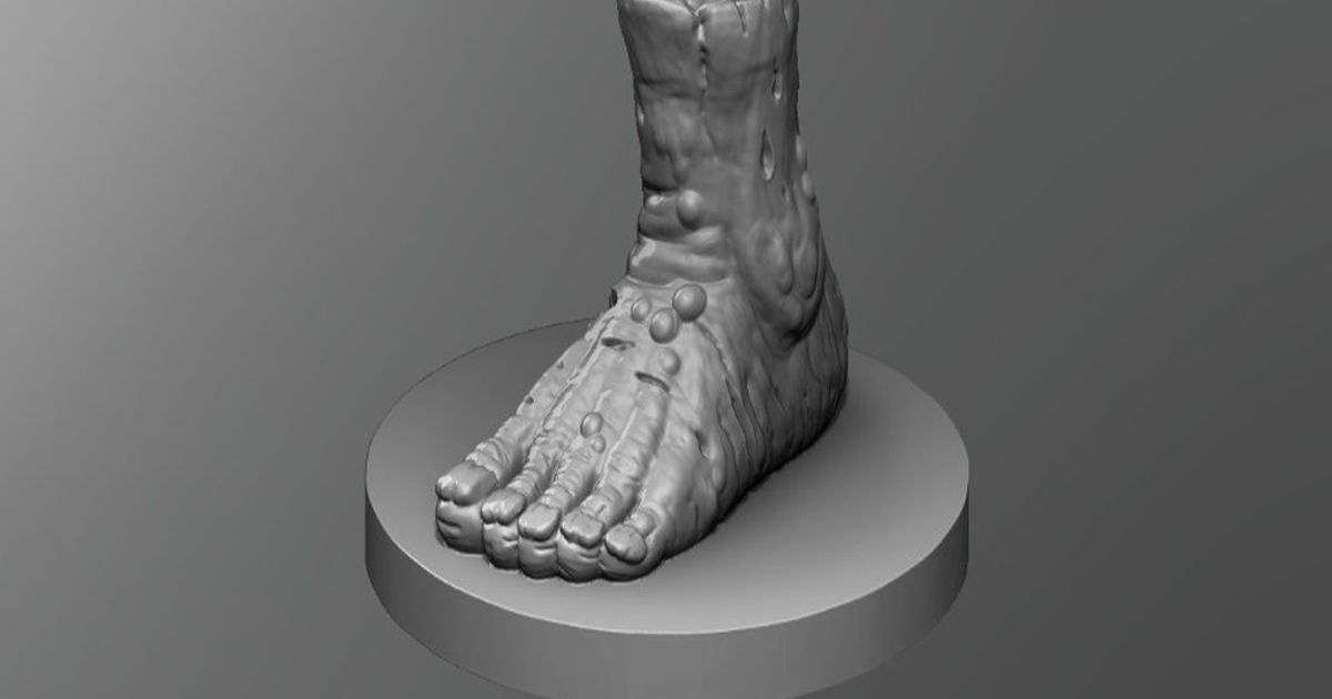 Stomping Foot by Schlossbauer Download free STL model