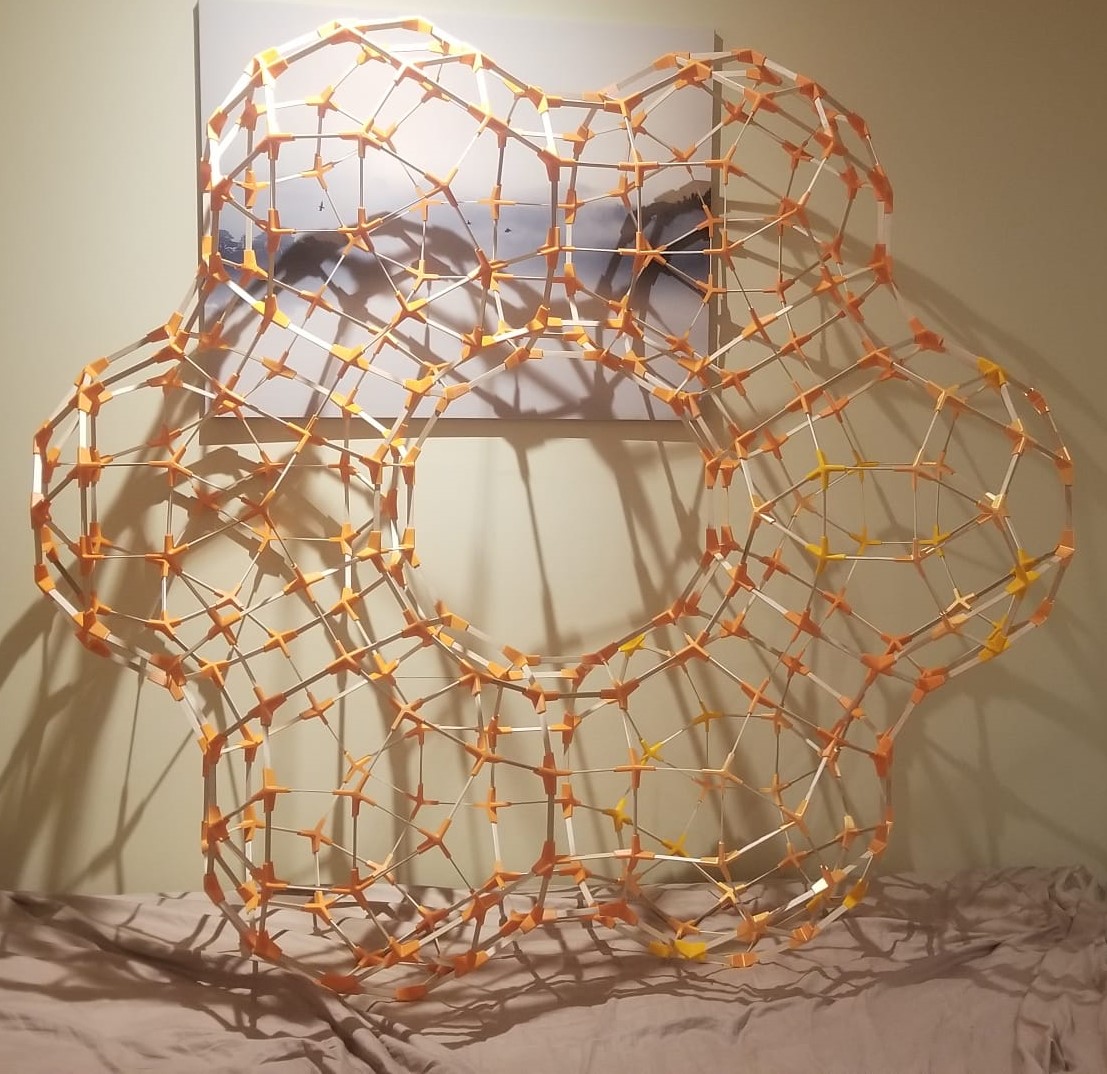 Popsicle Stick Rhombicosidodecahedron Hexic Torus