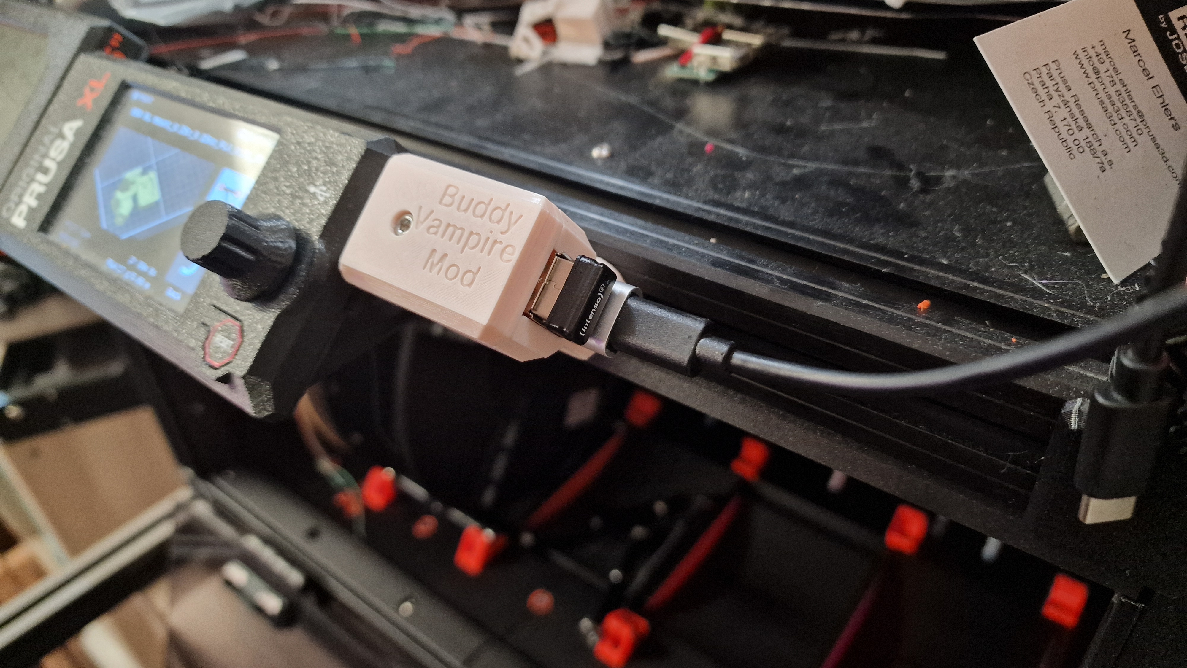 Prusa XL Series: Vampire Mod for BUDDY 3D Cam with Prusa XL  mount