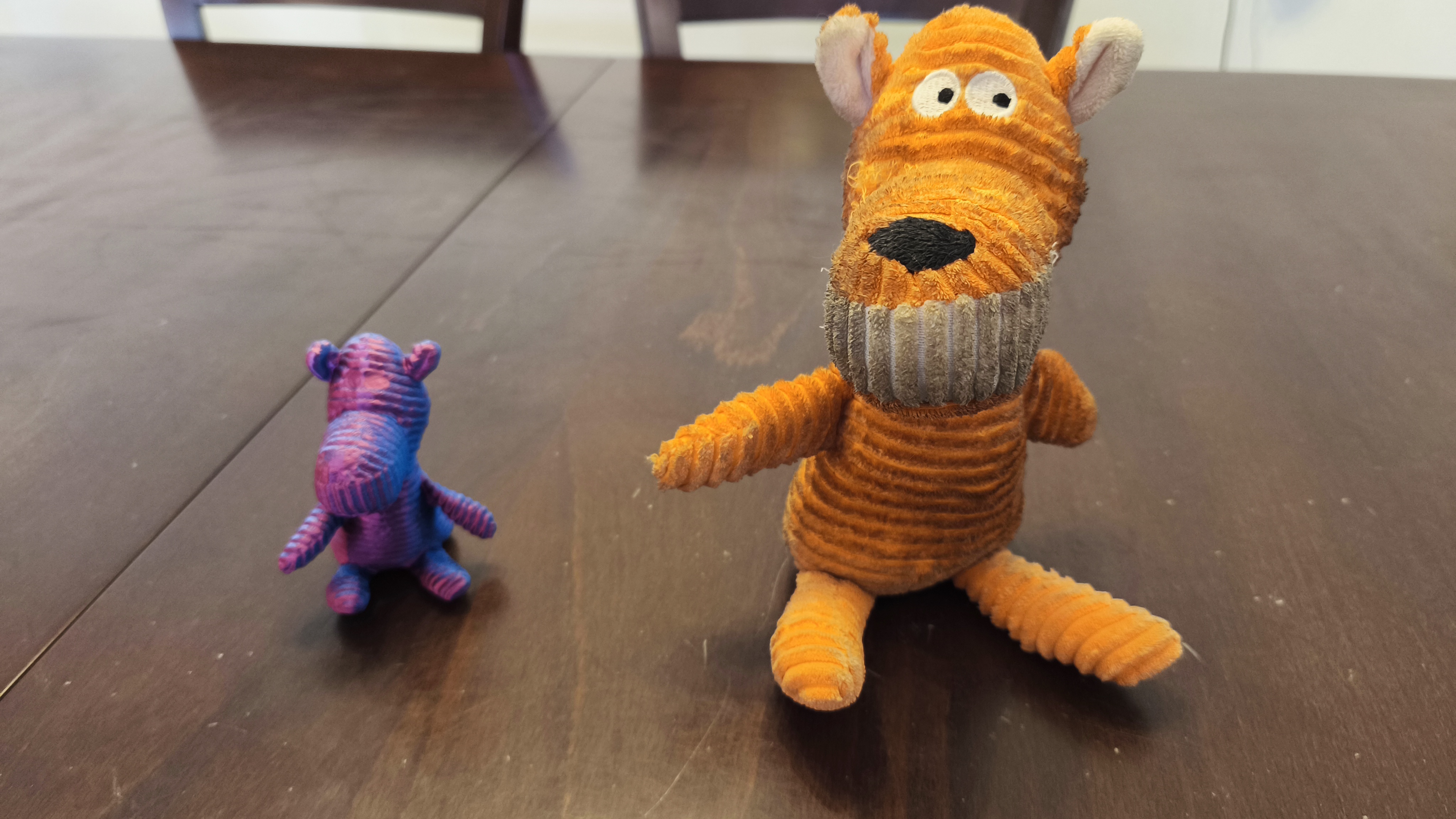 cute tiger puppet