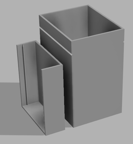 TCG deck box sliding lid