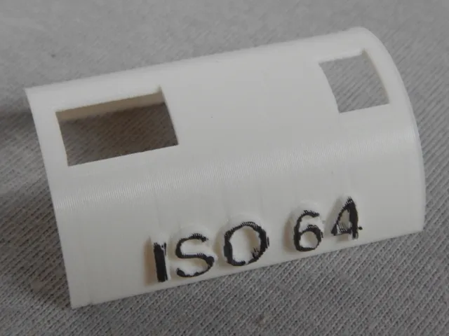 Schablone für DX-Code ISO 64; Template for DX code ISO 64