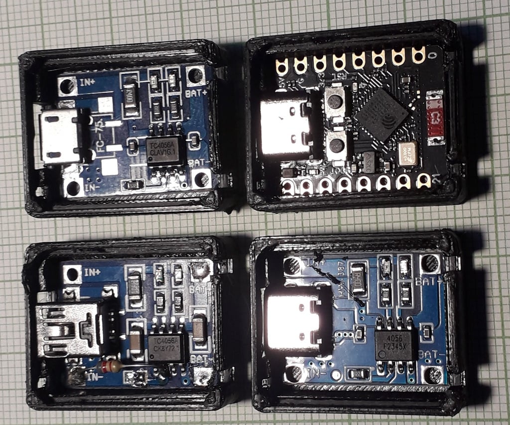 Miniatura 4 do modelo 3D ESP32-C3 Super Mini Case