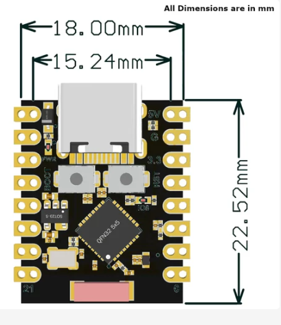 Miniatura 8 do modelo 3D ESP32-C3 Super Mini Case