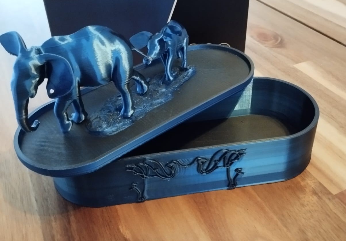 Joyero caja elefante