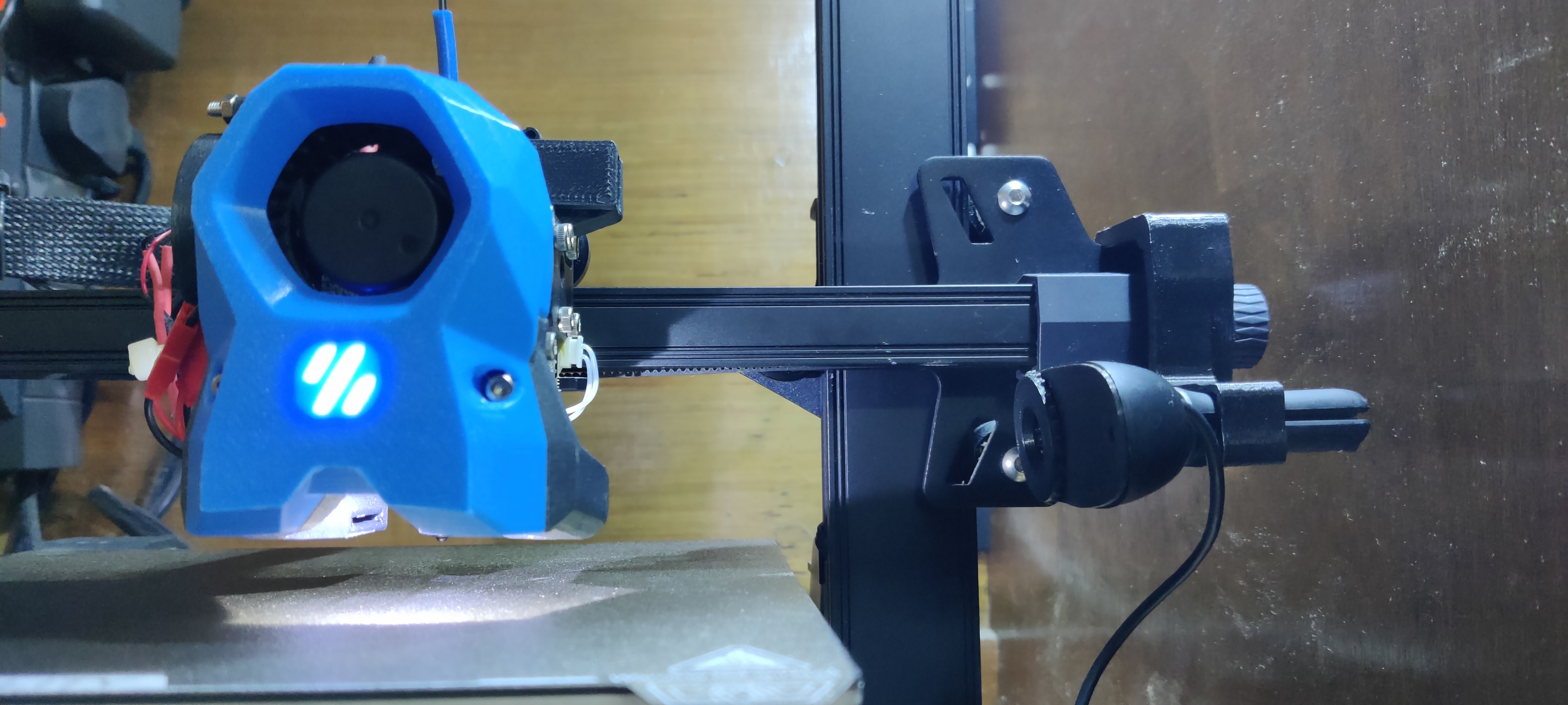 Ender 3 S1 /S1 Pro mount for Logitech C270 web cam 9mm lower
