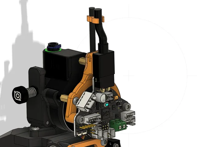 Orbiter V2 / FLY SHT36 MAX V3 mount with cable guide
