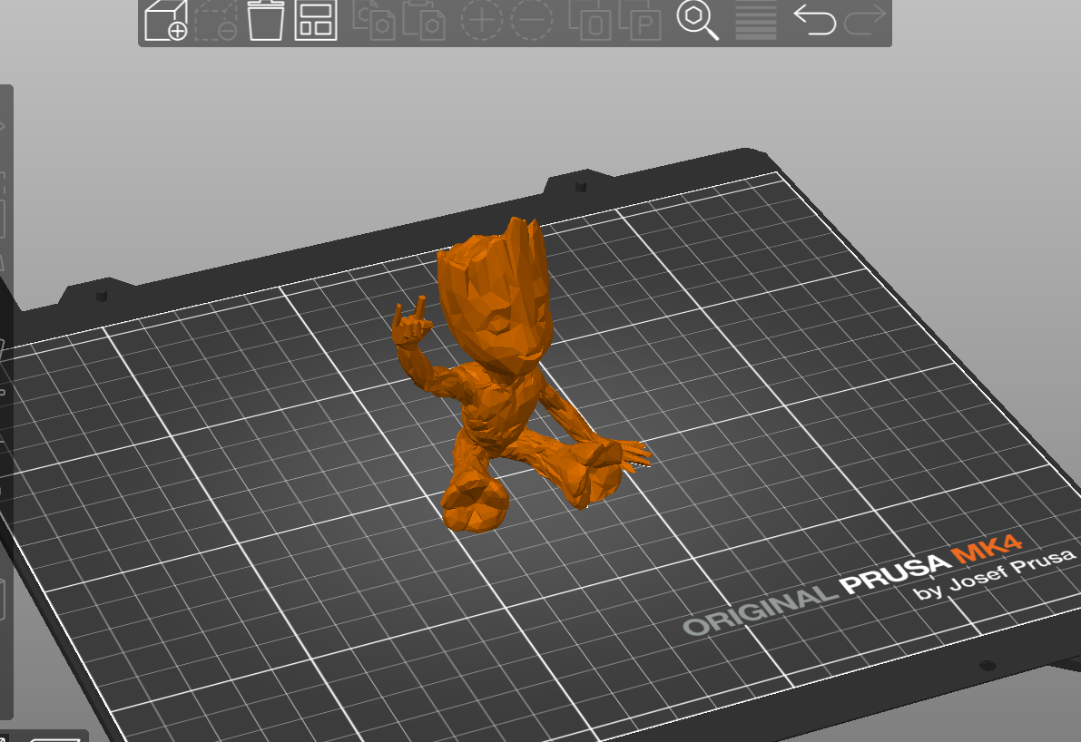 heavy metal groot (low poly)
