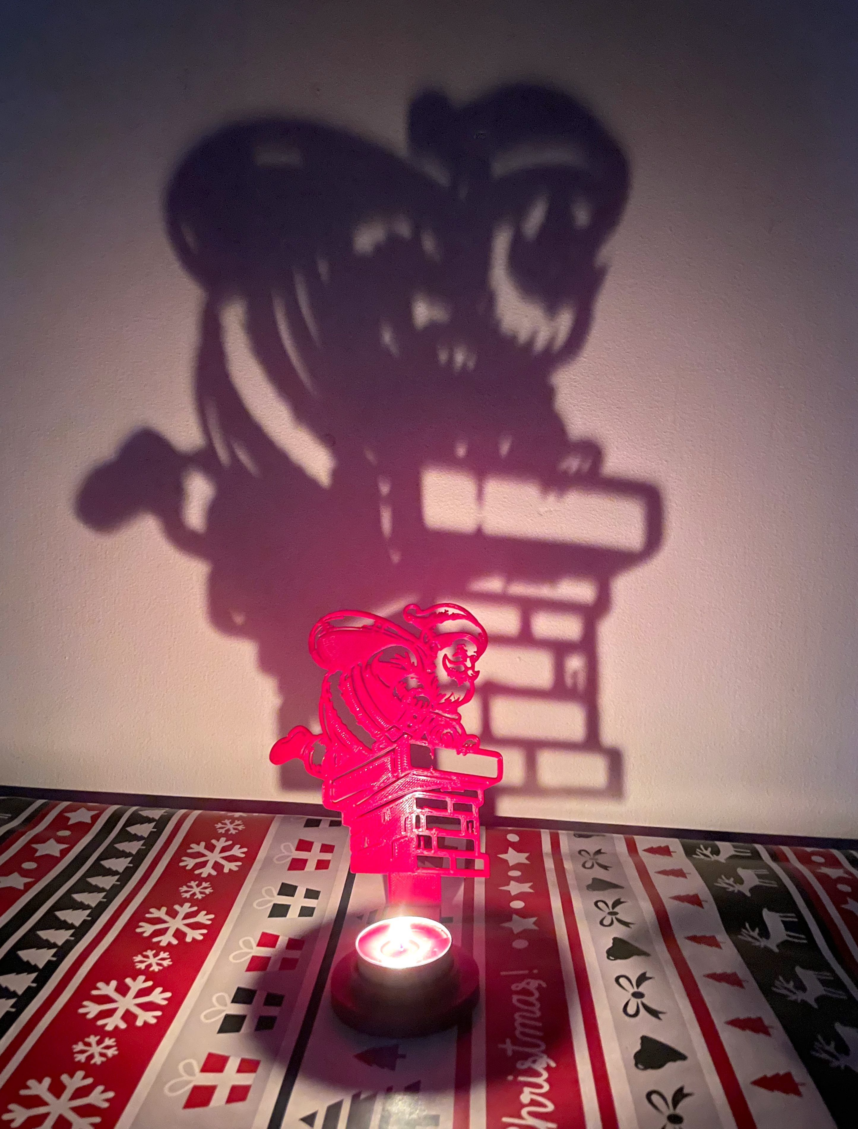 Father Christmas Tea-Light Projector