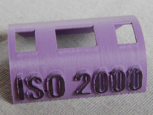 Schablone für DX-Code ISO 2000; Template for DX code ISO 2000