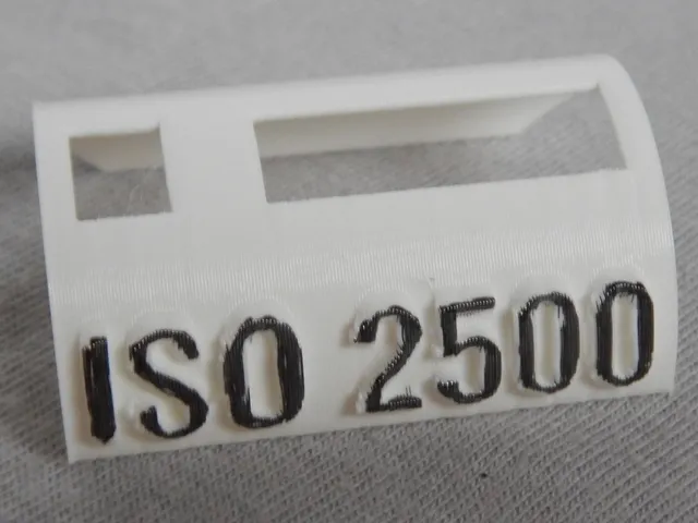 Schablone für DX-Code ISO 2500; Template for DX code ISO 2500