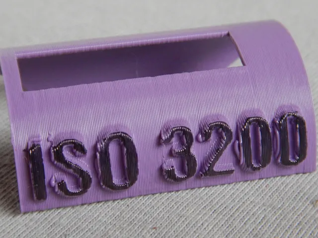 Schablone für DX-Code ISO 3200; Template for DX code ISO 3200
