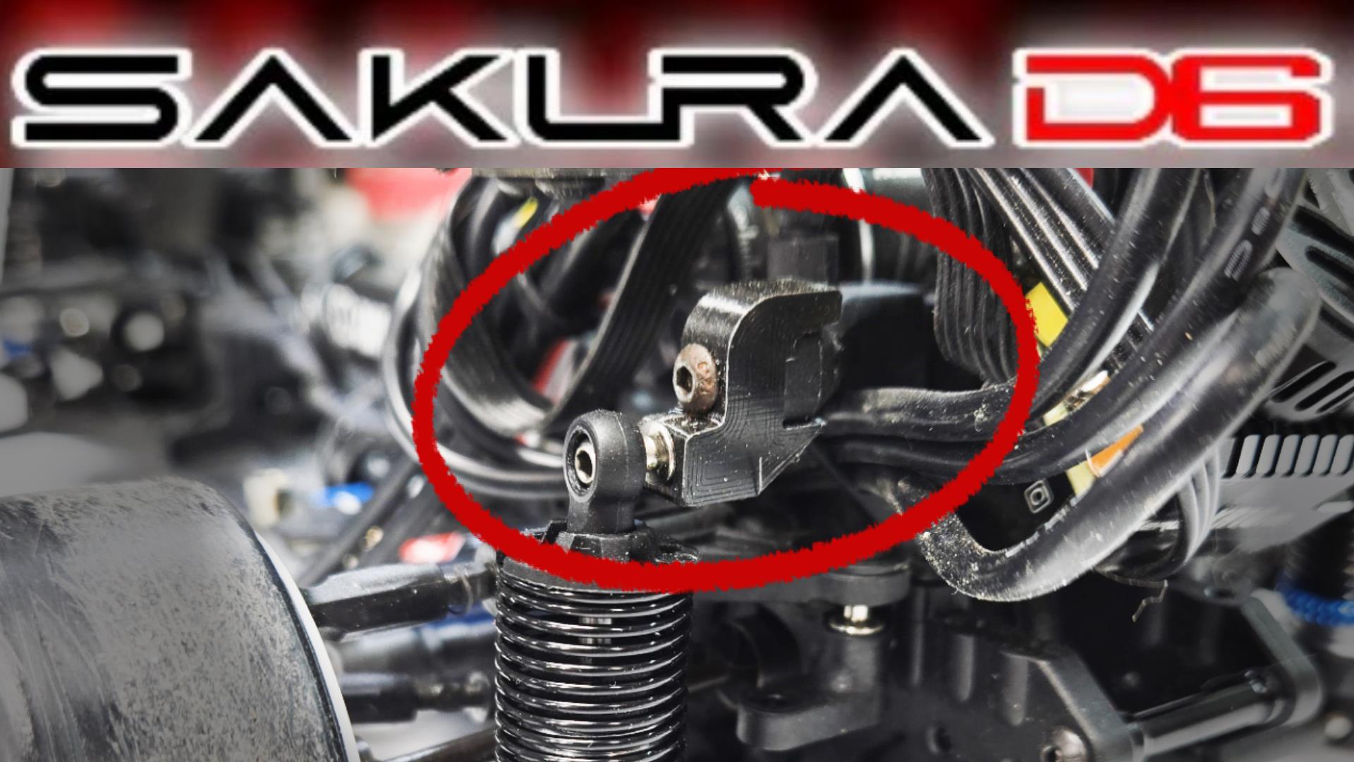 Sakura D6 Rear Shock Standoff