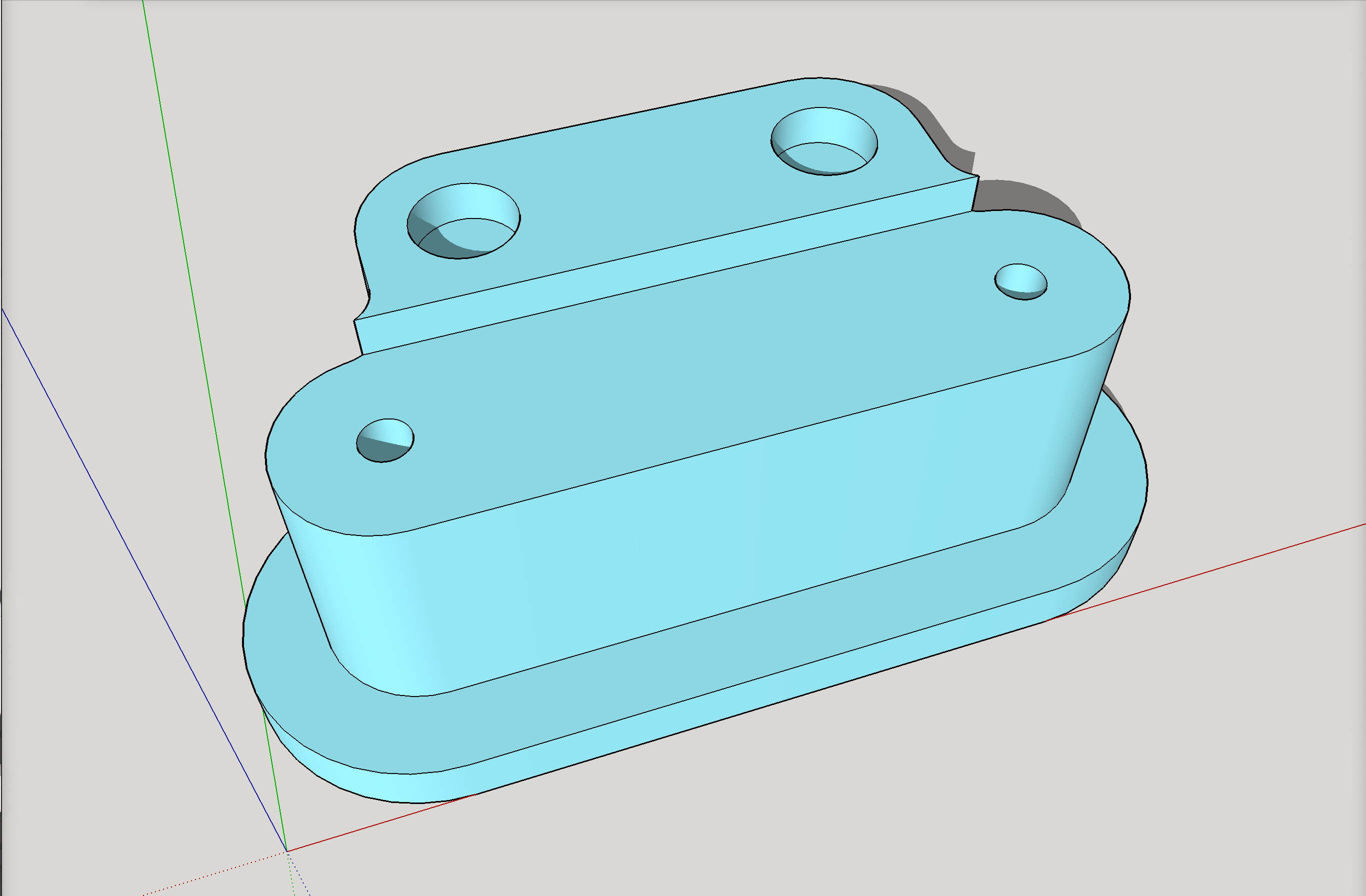Flashforge AD5M Door Handle - remixed to print without need of supports