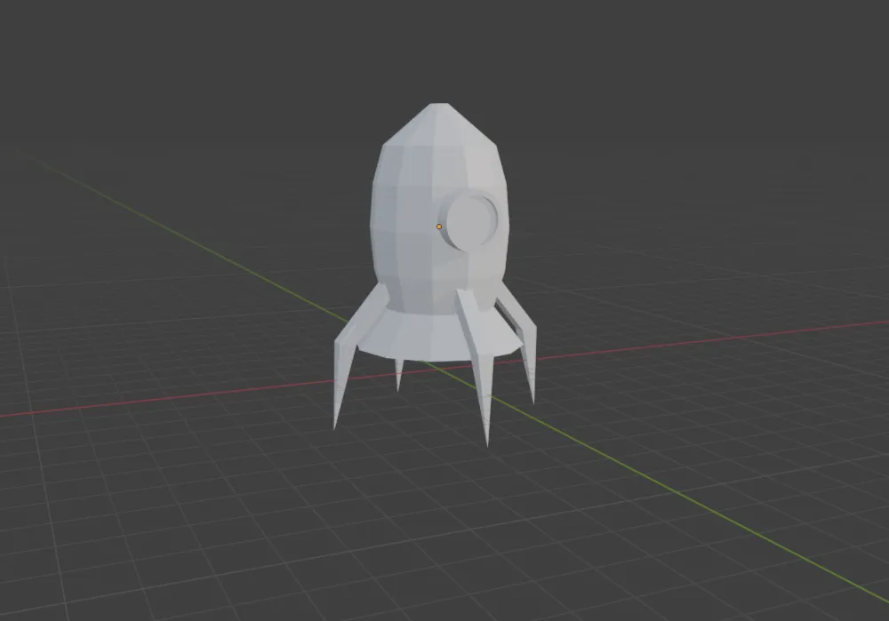 Small Rocket by Константин | Download free STL model | Printables.com
