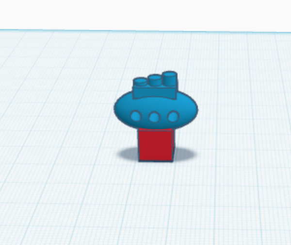 Submarine pencil top