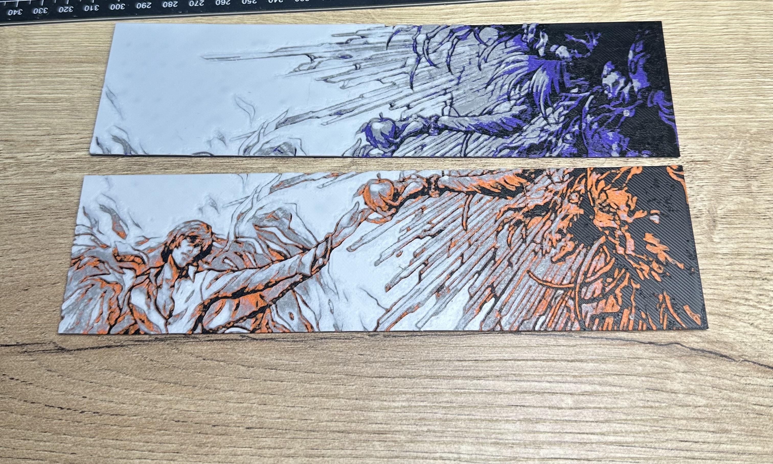 Light Yagami - Death Note Bookmark | HueForge Multi-Color 3D Print (20x5cm)