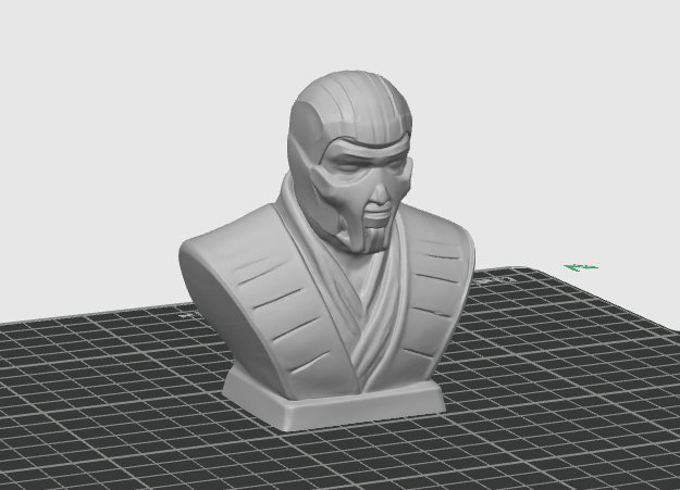 Miniatura 2 do modelo 3D Bust Sub-Zero (Mortal Combat)
