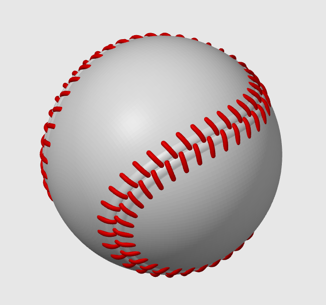 Baseball Normal and Twisty Fidgit