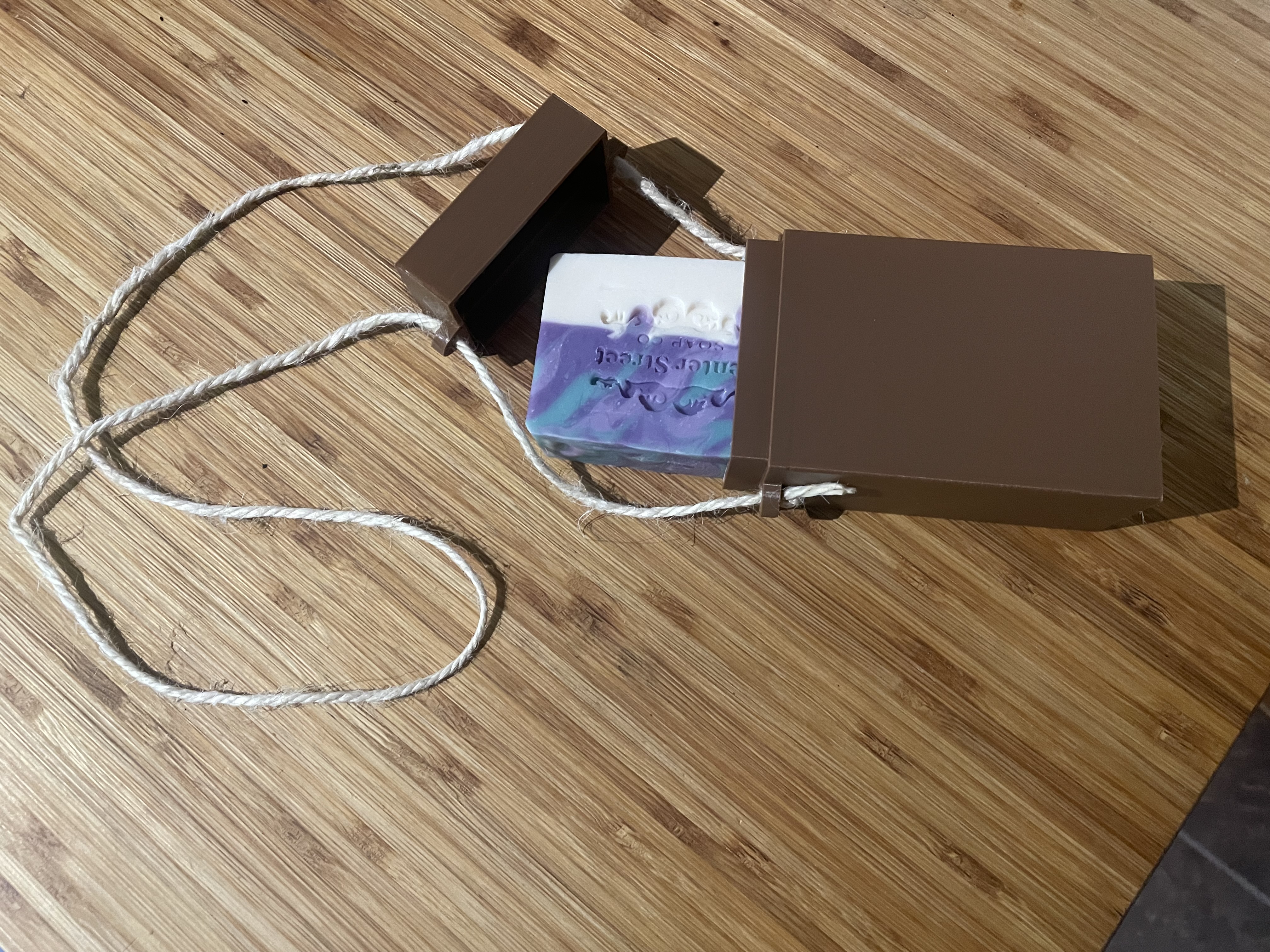 hangable soap caddy
