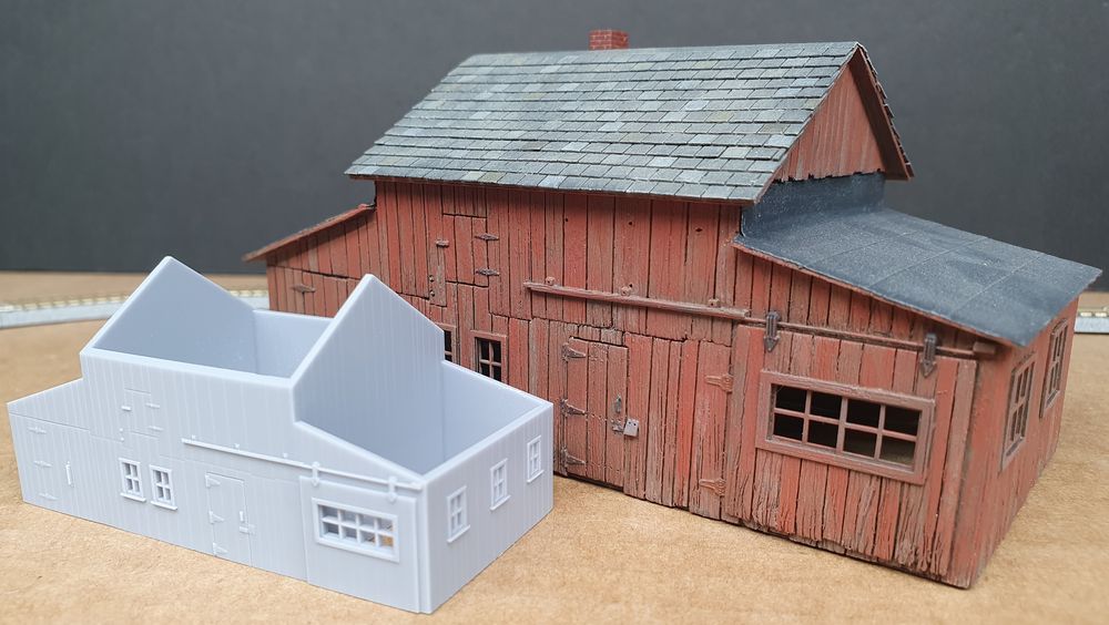 N scale blacksmith