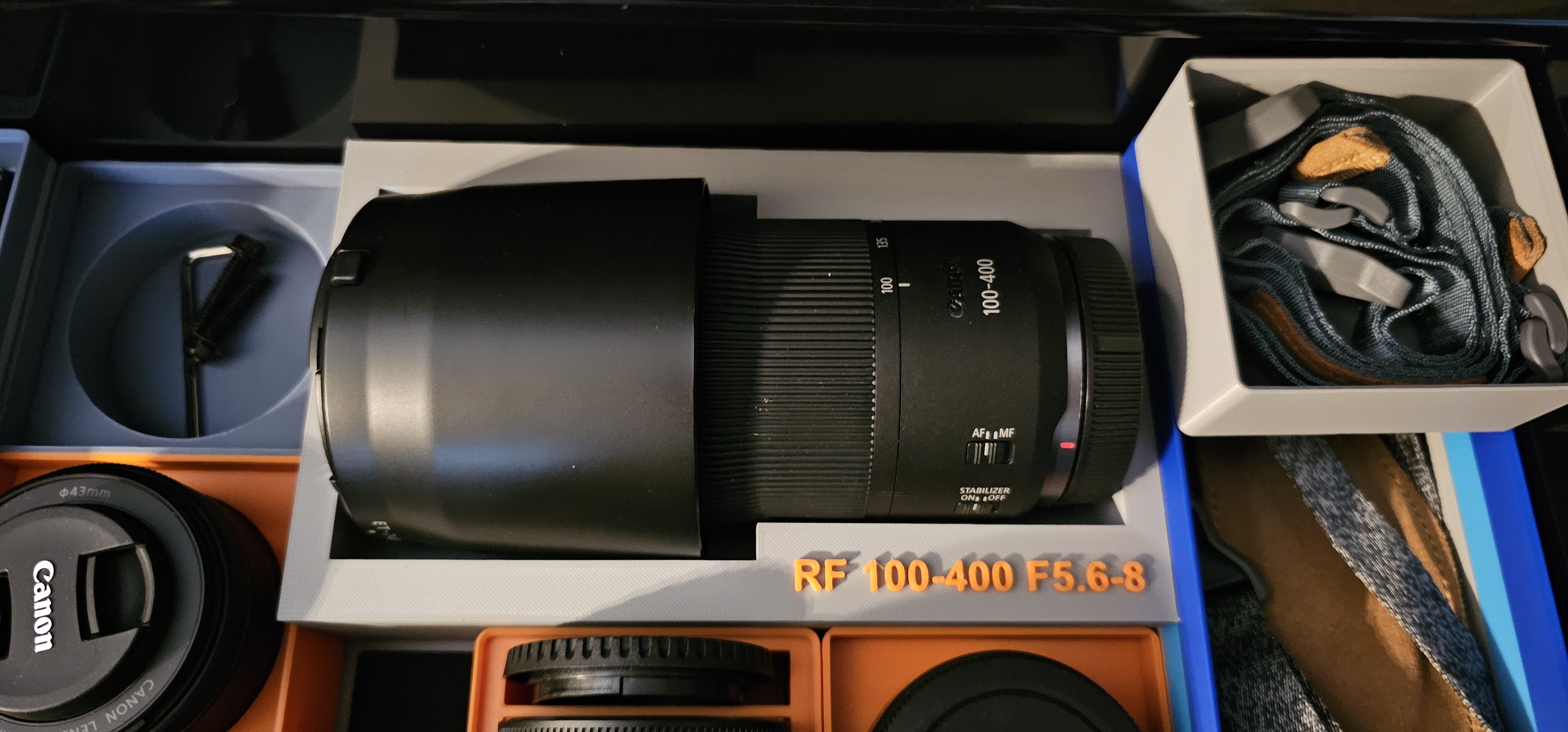 Gridfinity - 5x3 - Canon RF 100-400