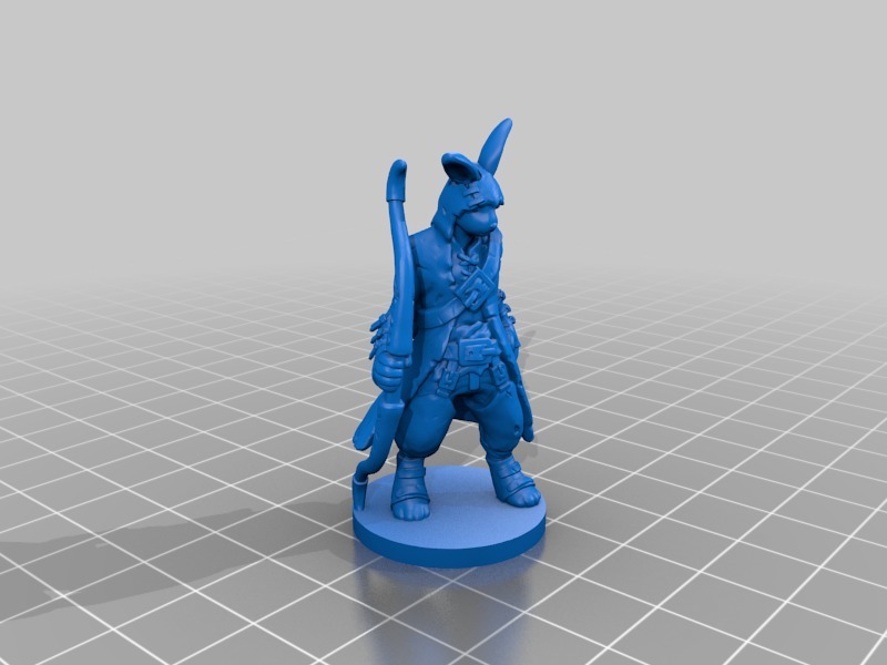 Miniatura 2 do modelo 3D Rabbit Archer