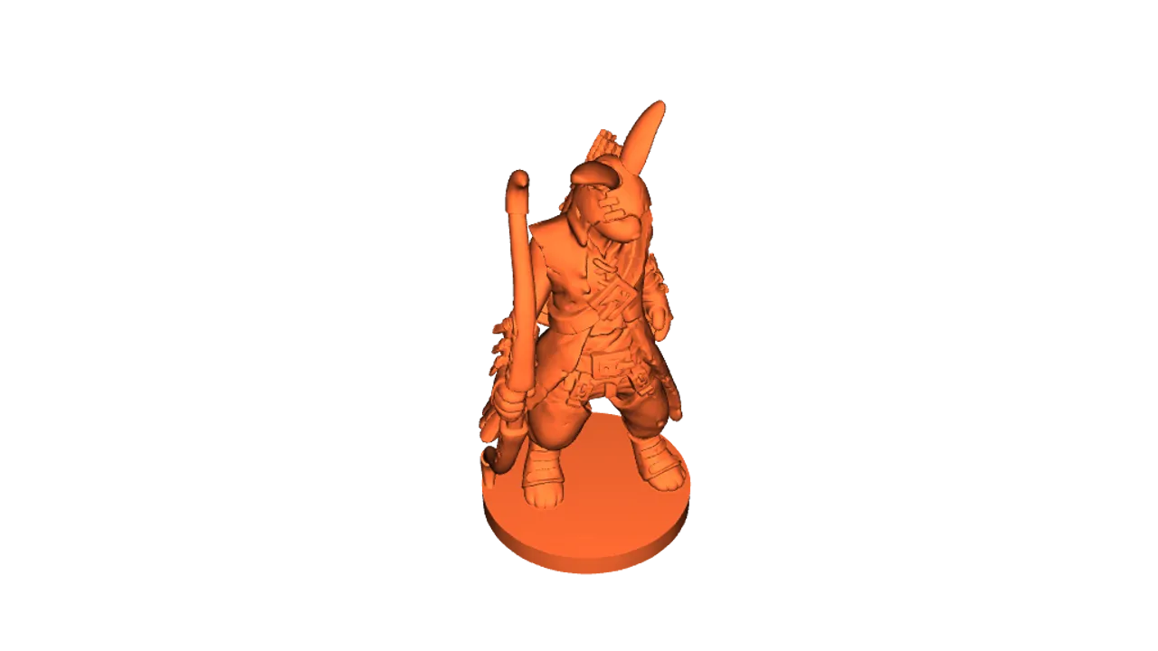 Rabbit Archer by Schlossbauer | Download free STL model | Printables.com